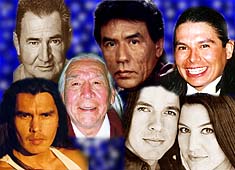 Native actors directory. August Schellenberg, Wes Studi, Judd Linn, David Midthunder,  Floyd Red Crow Westerman, Johnny Guerrero, Kimberly Norris